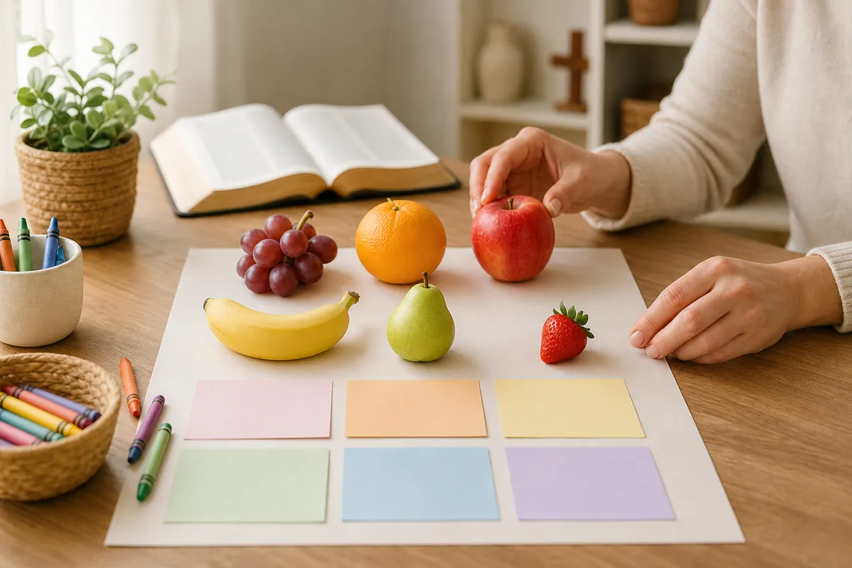How to Explain the Fruit of the Spirit to Kids (Simple Chart Idea)