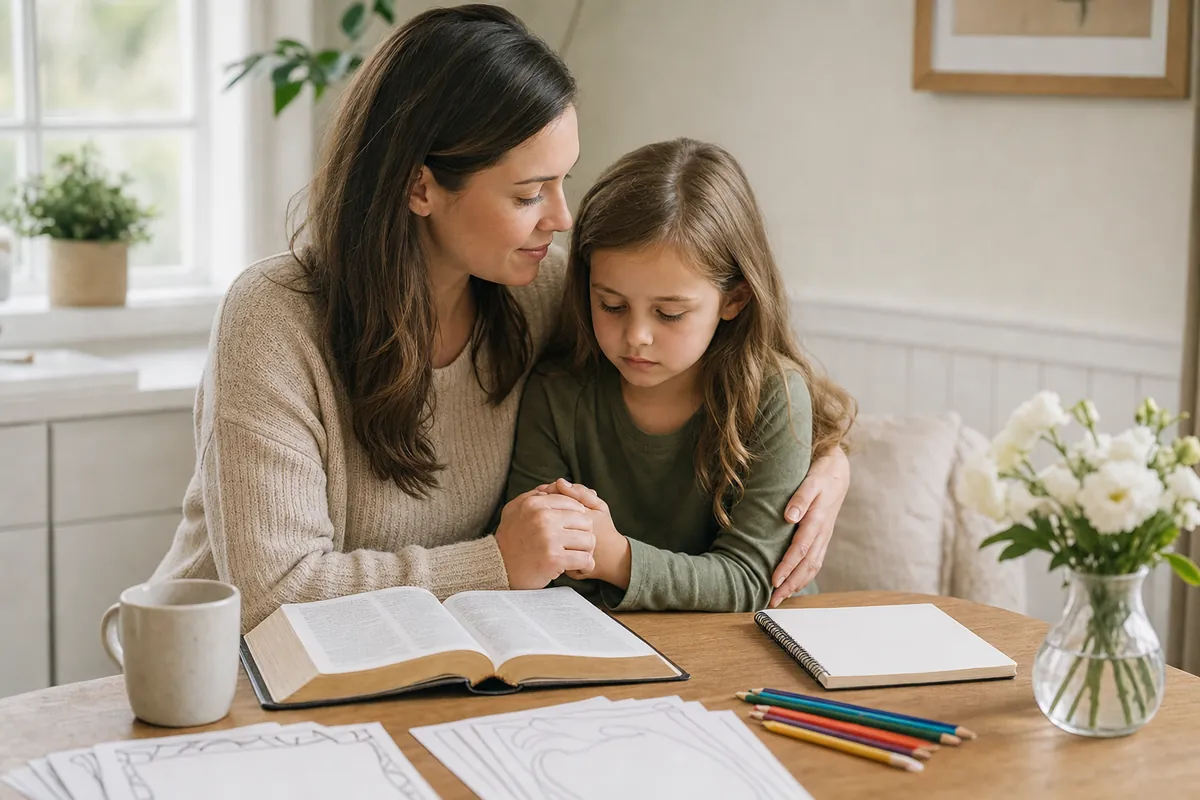 How to Handle Big Questions About Death With Kids (Bible-Based)