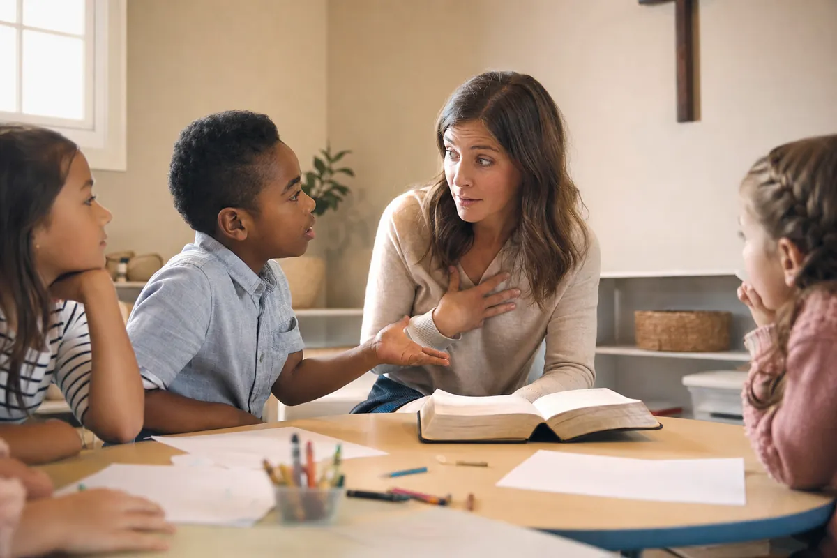 Illustration supporting How to Handle a Kid's Question That Stumps You in Bible Class