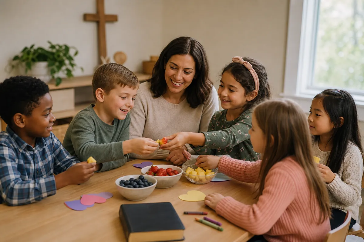 Illustration supporting How to Teach Kids the Fruits of the Spirit Without a Lecture