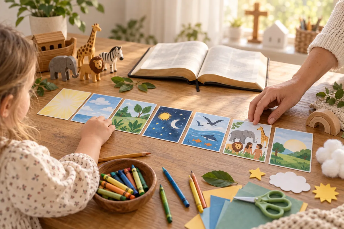 How to Teach Kids the Creation Story in 7 Simple Days