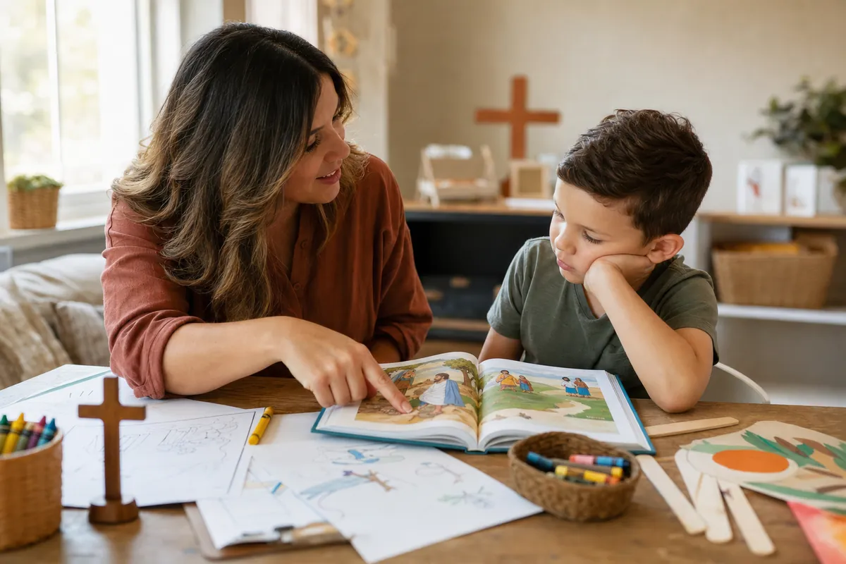 Illustration supporting How to Handle a Kid Who Says Bible Stories Are Boring