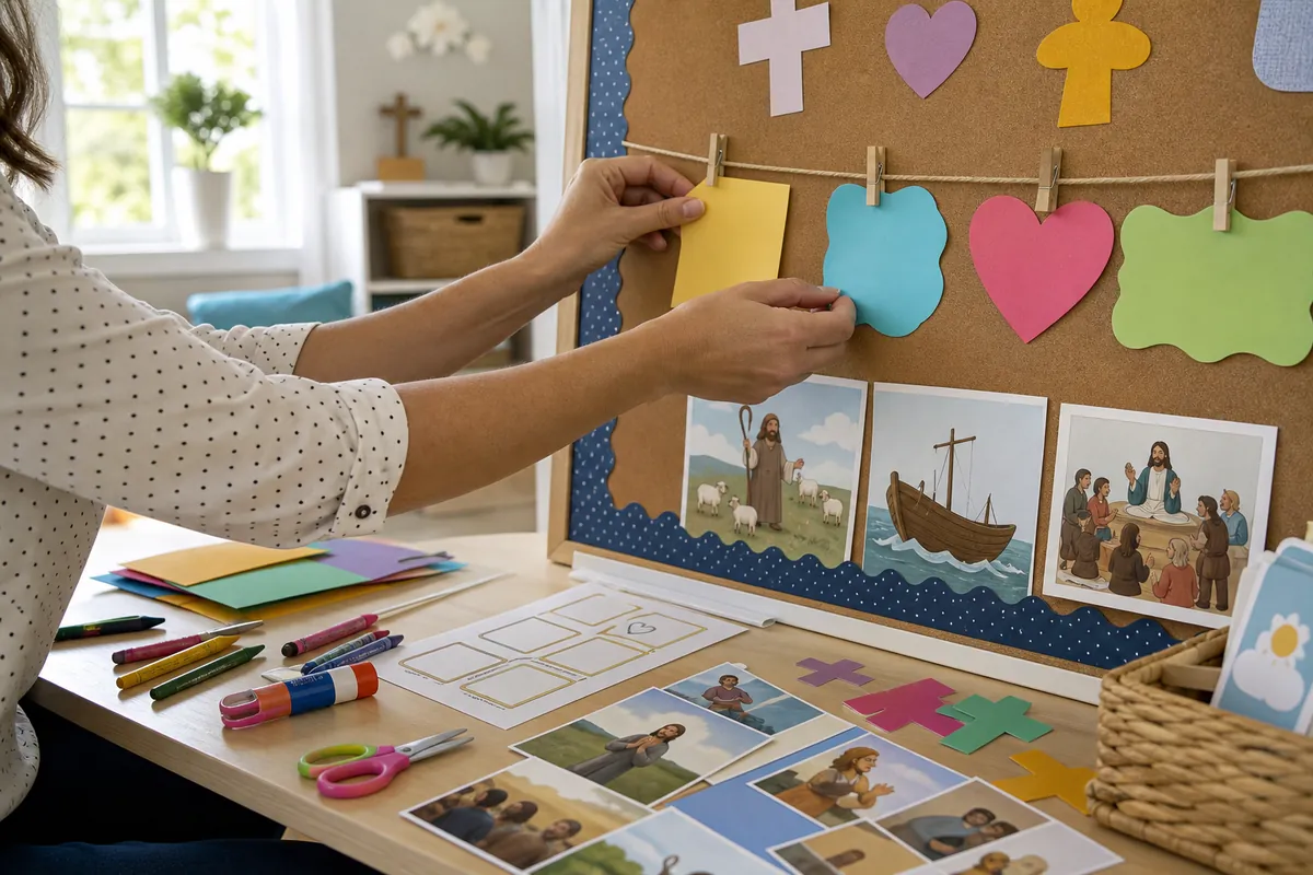 How to Make a Kids Church Bulletin Board Kids Actually Read