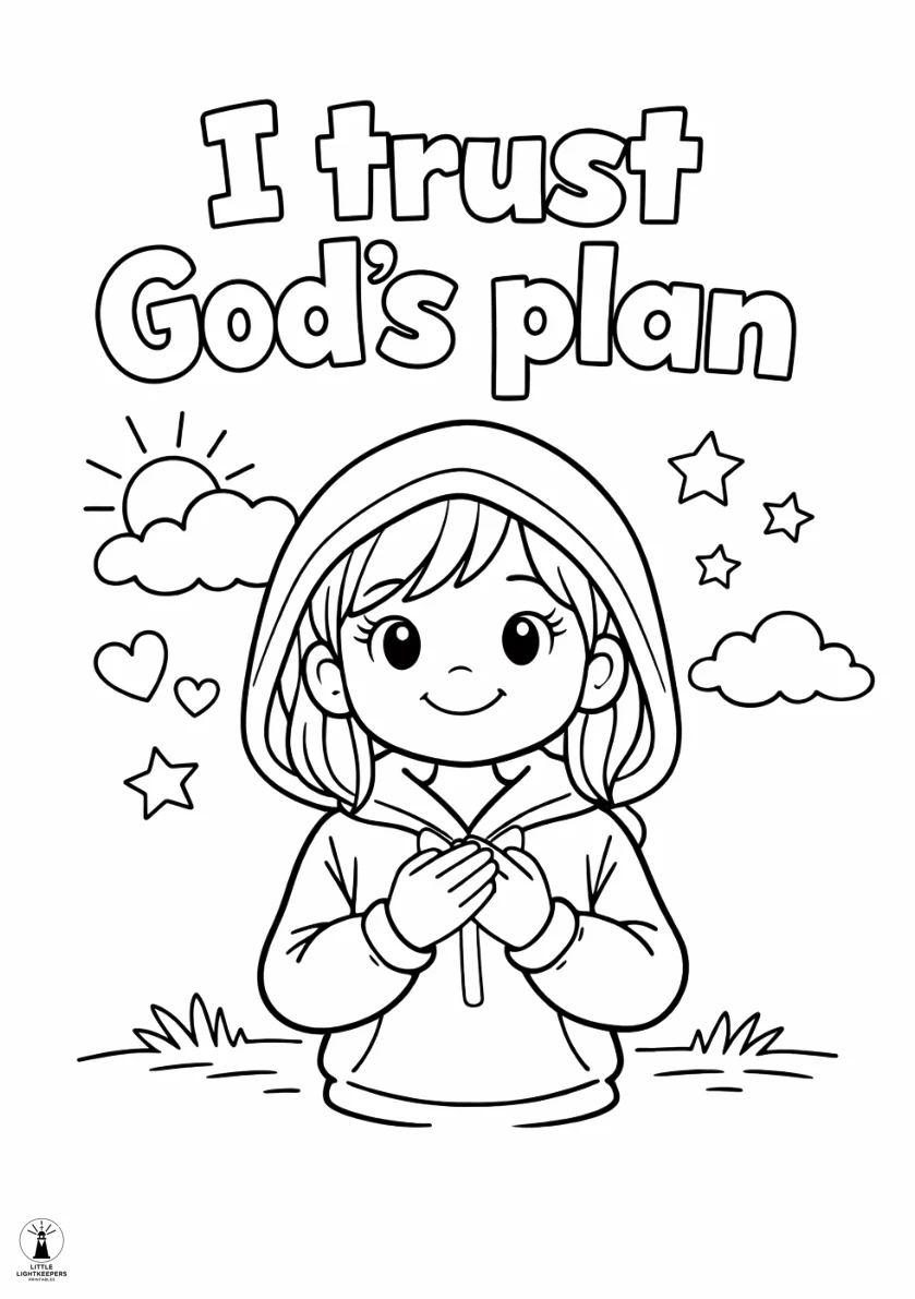 God Knows Your Name affirmations colouring book โ affirmation page