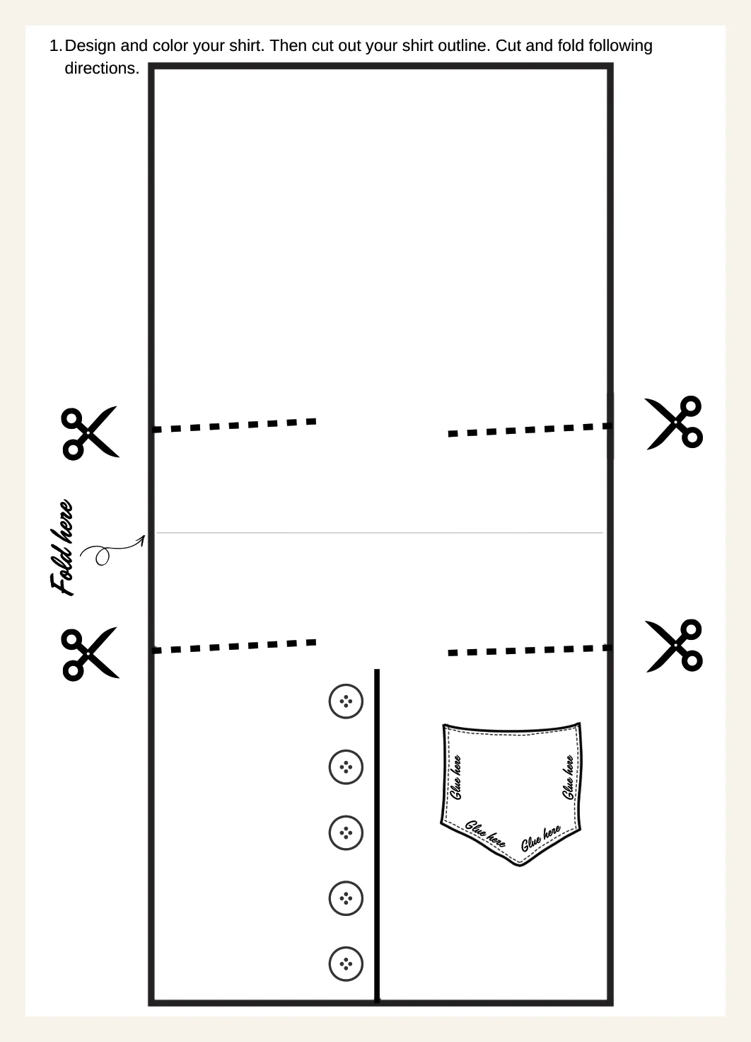Christian Father's Day Shirt Card Craft, Prayer Pocket Notes, Sunday School Bible Craft (PDF) — Preview page 1