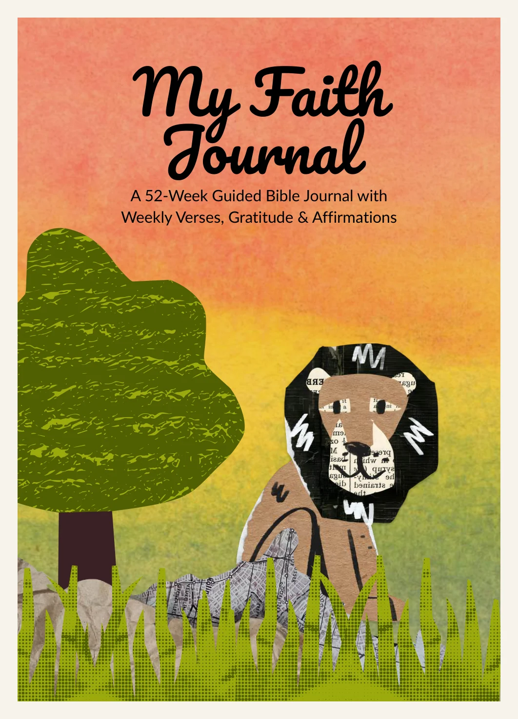 Kids Bible Journal Printable | 52-Week Gratitude & Affirmations with Matching Bible Verse (PDF Download) — Preview page 1